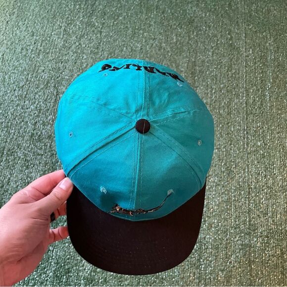 VTG 90s Florida Marlins MLB Snapback Hat - Picture 6 of 9